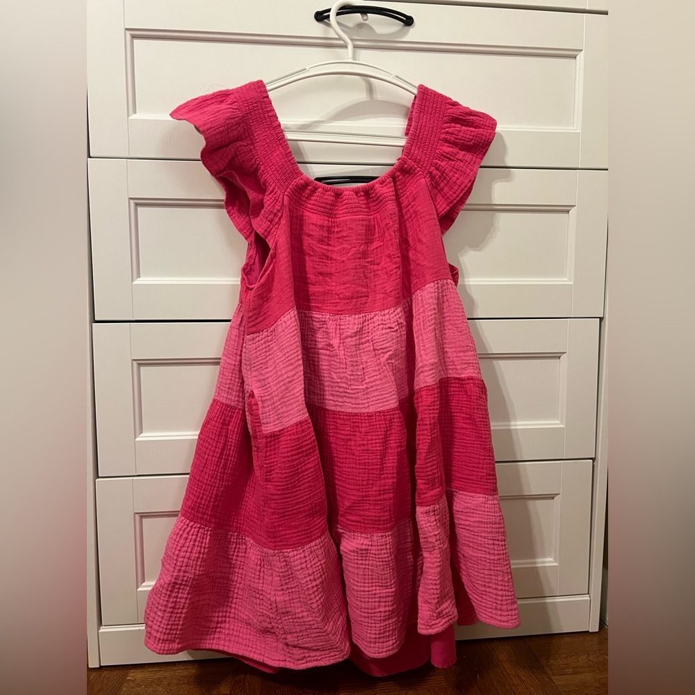 Pink Ruffled Dress - Picture 2 of 4
